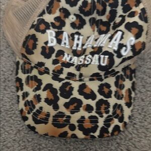 Leopard Print Bahamas Nassau Cap